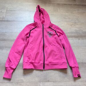 T-Mobile Unisex Full Zip Hoodie Jacket Size Medium M Pink